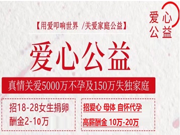 溧阳捐卵助孕生子 爱心志愿者招募